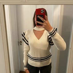 Self Portrait cut-out sweater